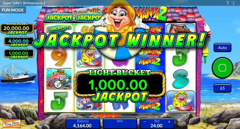 Super Sally's Shrimpmania 2 - pelancaran permainan pilih bakul dengan pilihan antara bakul dan Free Spins
